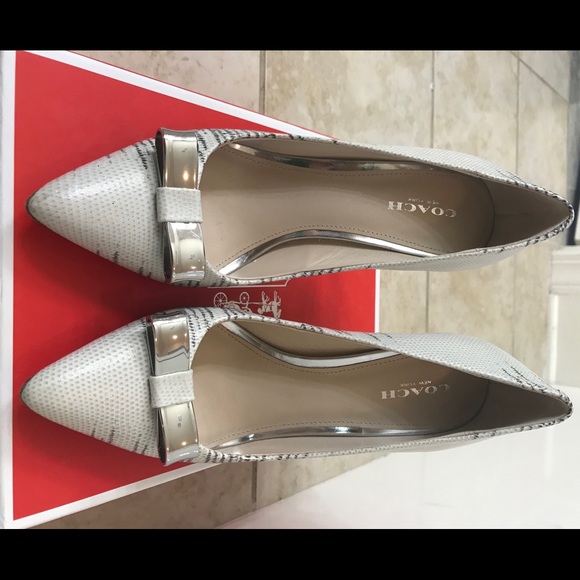 Hallie soft print lizard Coach High heels - Picture 2 of 4